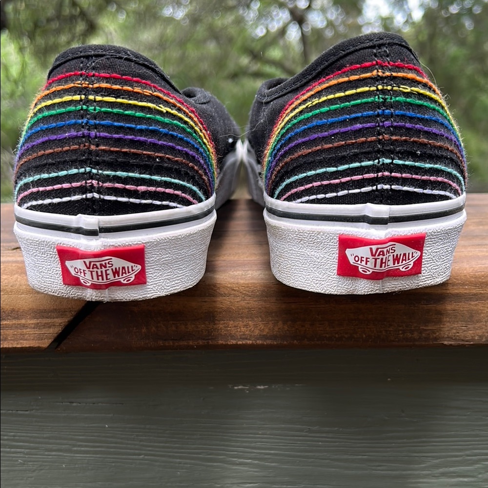 Vans Black Love Is Sneakers - Picture 3 of 7